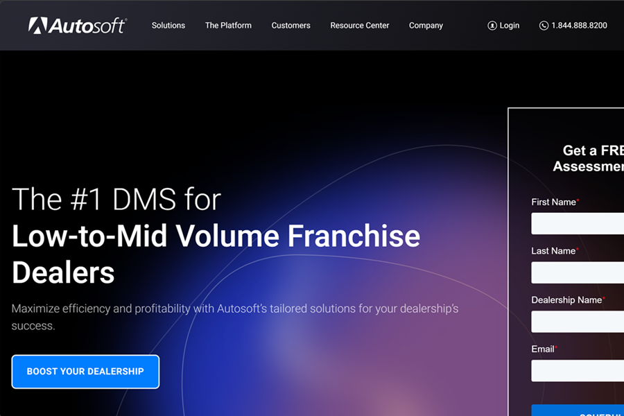Autosoft DMS screenshot